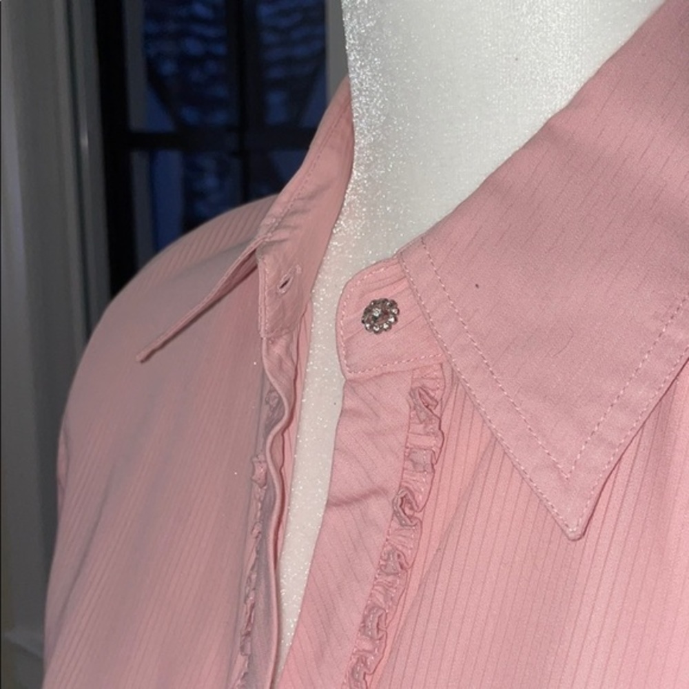 ELIE TAHARI - dusty pink blouse - S/P